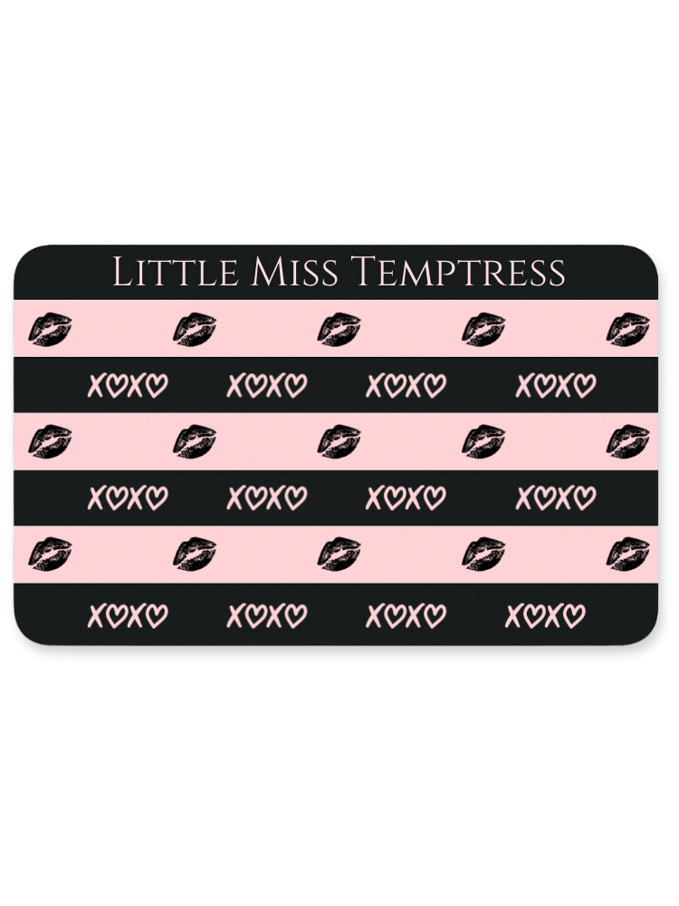 Little Miss Temptress eGift Card - Black & Pink Stripe
